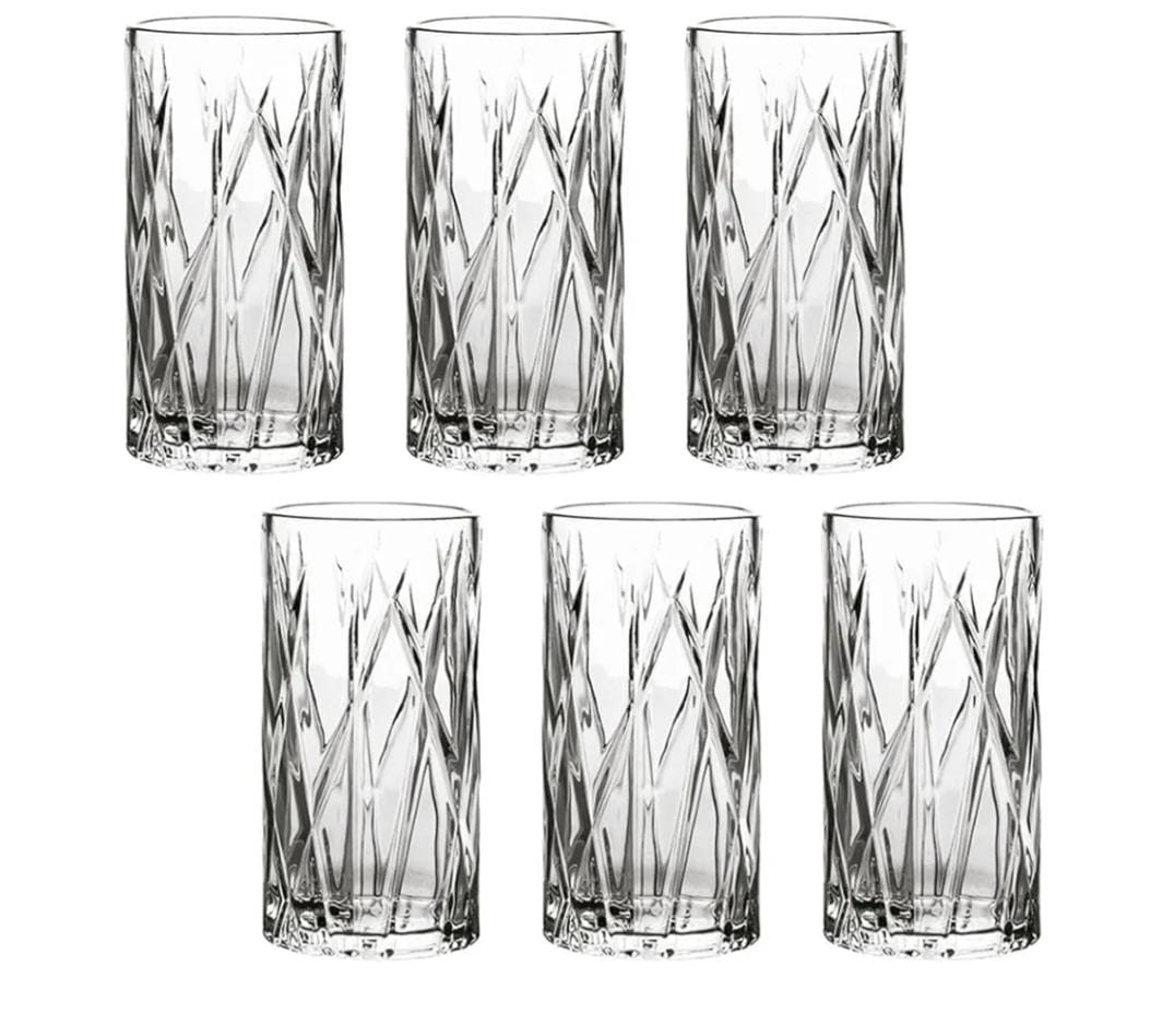 Jogo com 12 Copos de Cristal Para Água 350 ml Forest L'hermitage