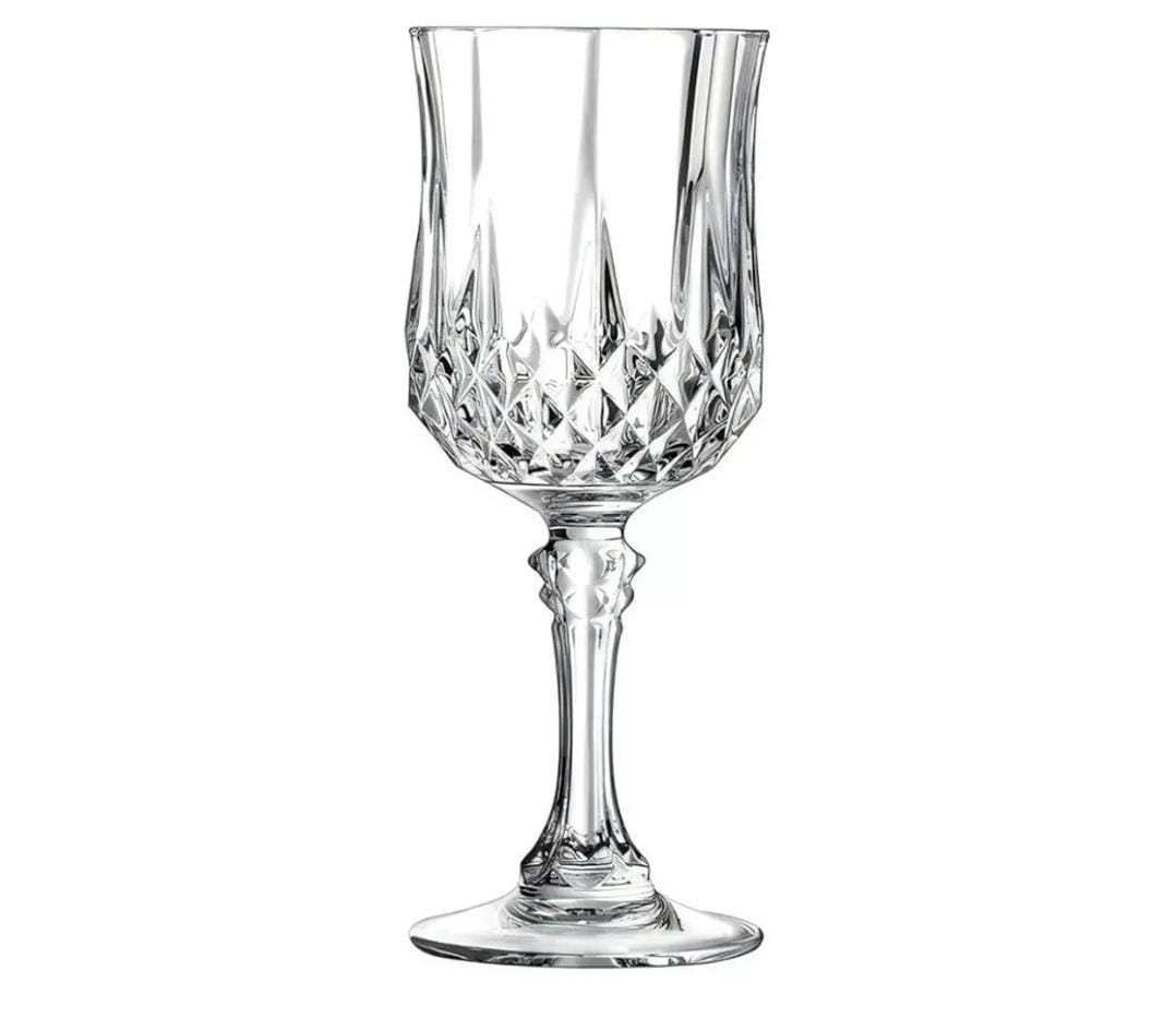 Jogo de Taças Lapidadas para Vinho